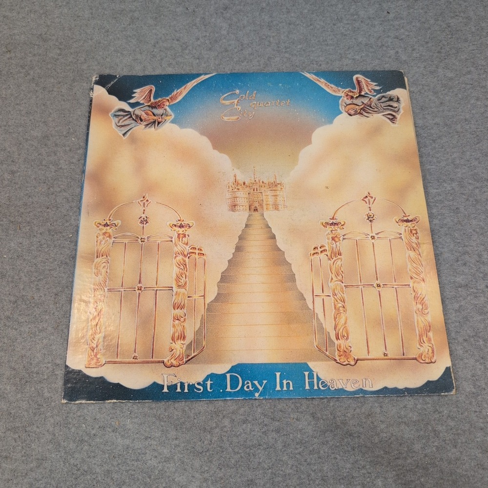 Gold City Quartet First Day In Heaven Vinyl LP Album 1981 IRC 1144 Gospel - Picture 1 of 6